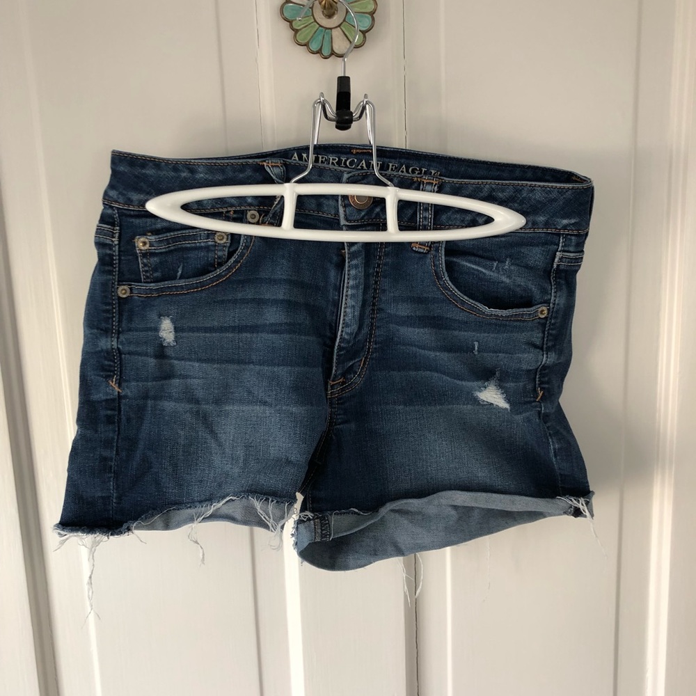 American Eagle High Waisted Denim Shorts